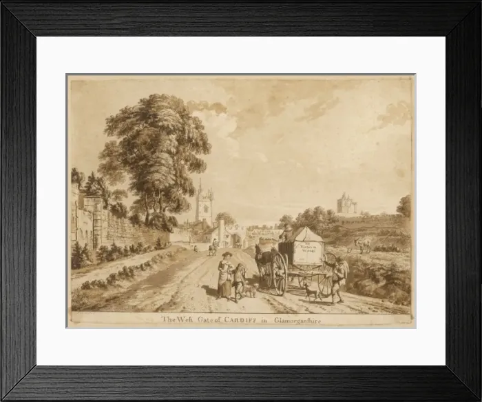 Framed Print : West Gate Cardiff / Wales Framed Print : West Gate Cardiff / Wales