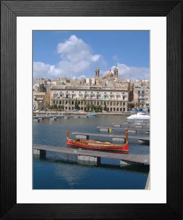 Framed Print : Grand Harbour / Valletta Framed Print : Grand Harbour / Valletta