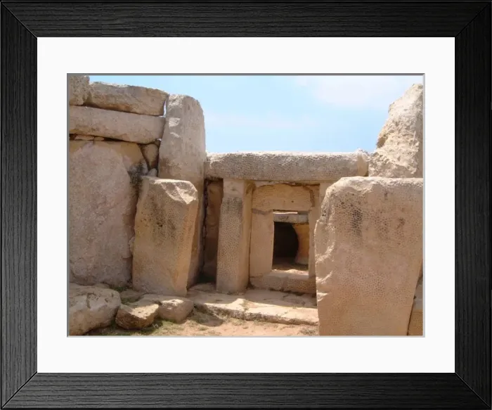 Framed Print : Mnajdra Temples / Malta Framed Print : Mnajdra Temples / Malta