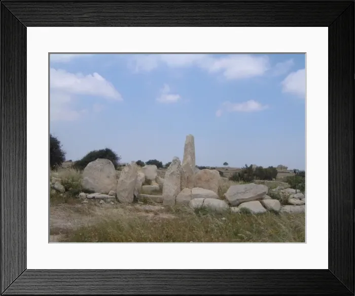 Framed Print : Hagar Qim Megalith / Malta Framed Print : Hagar Qim Megalith / Malta