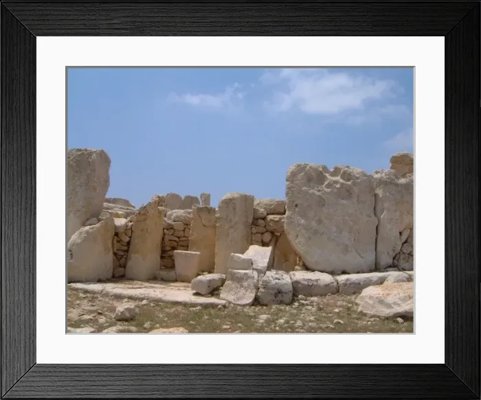 Framed Print : Hagar Qim Megalith / Malta Framed Print : Hagar Qim Megalith / Malta
