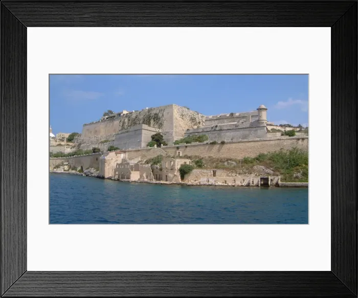 Framed Print : St Elmo Point / Valletta Framed Print : St Elmo Point / Valletta