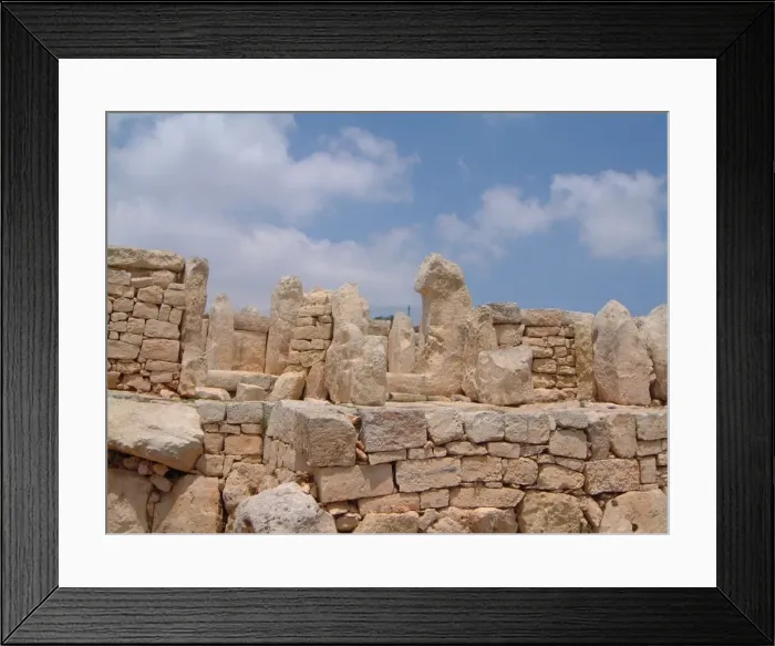Framed Print : Mnajdra Temples / Malta Framed Print : Mnajdra Temples / Malta