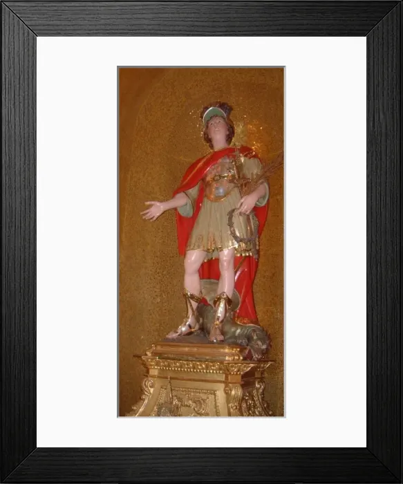 Framed Print : St George / Statue / Malta Framed Print : St George / Statue / Malta