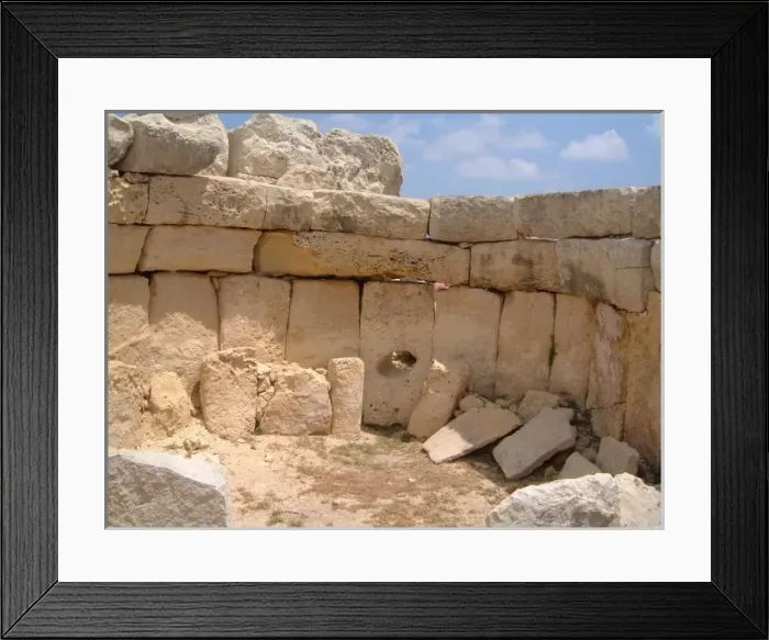 Framed Print : Hagar Qim Megalith / Malta Framed Print : Hagar Qim Megalith / Malta