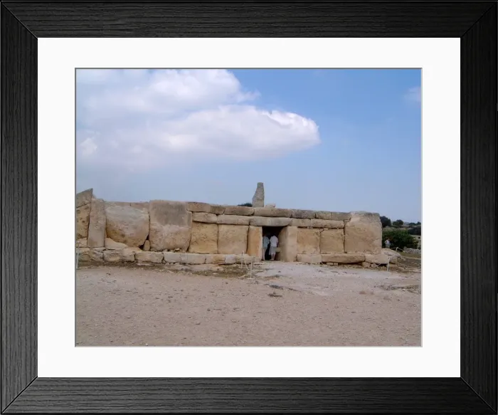 Framed Print : Hagar Qim Megalith / Malta Framed Print : Hagar Qim Megalith / Malta
