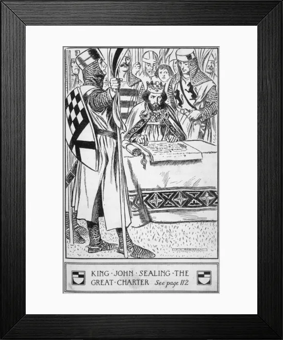 Framed Print : Magna Carta  /  Robinson