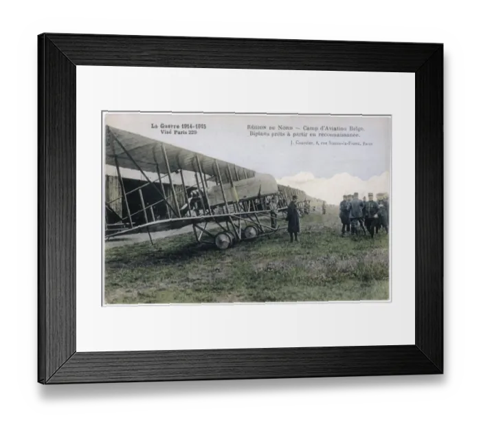 Framed Print : Belgian Aircraft 1916 Framed Print : Belgian Aircraft 1916