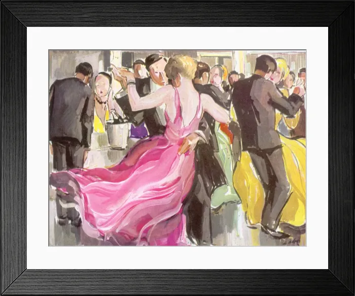 Framed Print : Dance in Private Home Framed Print : Dance in Private Home