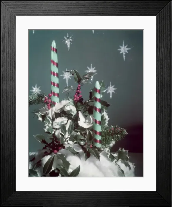 Framed Print : Xmas Table Setting Framed Print : Xmas Table Setting