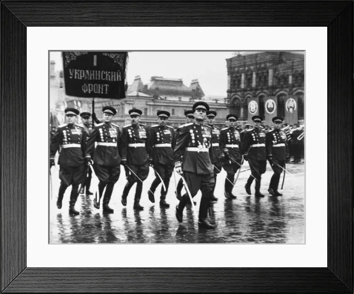 Framed Print : Victory Parade / Koniev Framed Print : Victory Parade / Koniev