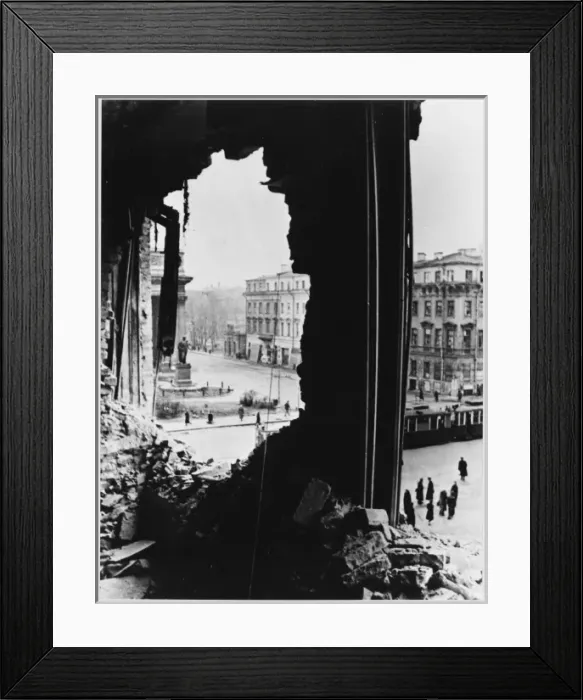 Framed Print : After Bombardment Framed Print : After Bombardment