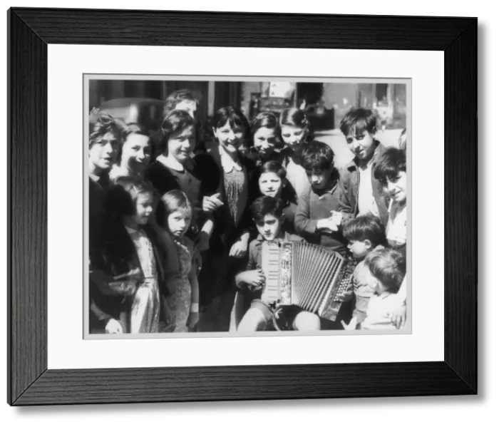 Framed Print : Italian Immigrants