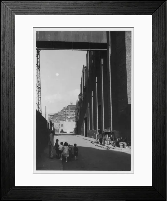 Framed Print : Warehouses Street Scene Framed Print : Warehouses Street Scene