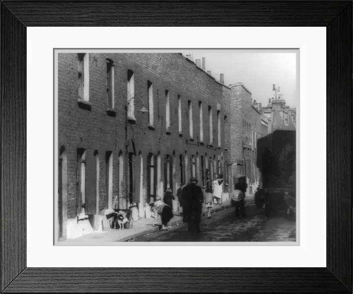 Framed Print : Working Class Street Framed Print : Working Class Street