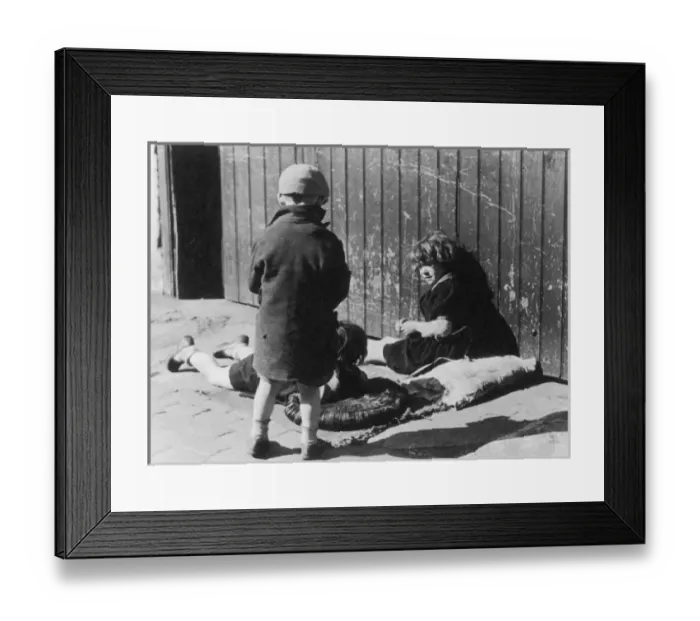 Framed Print : Dirty Street Kids Framed Print : Dirty Street Kids