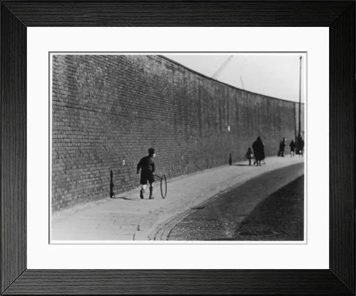 Framed Print : Boy with a Hoop Framed Print : Boy with a Hoop