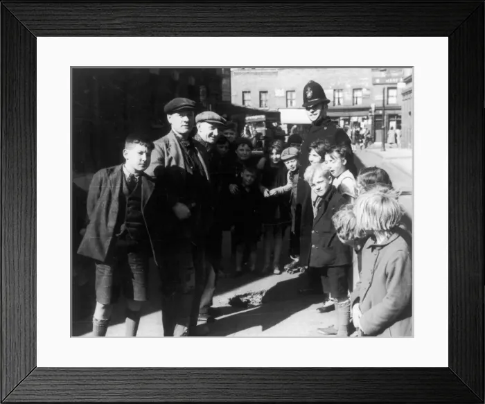 Framed Print : Friendly Policeman Framed Print : Friendly Policeman