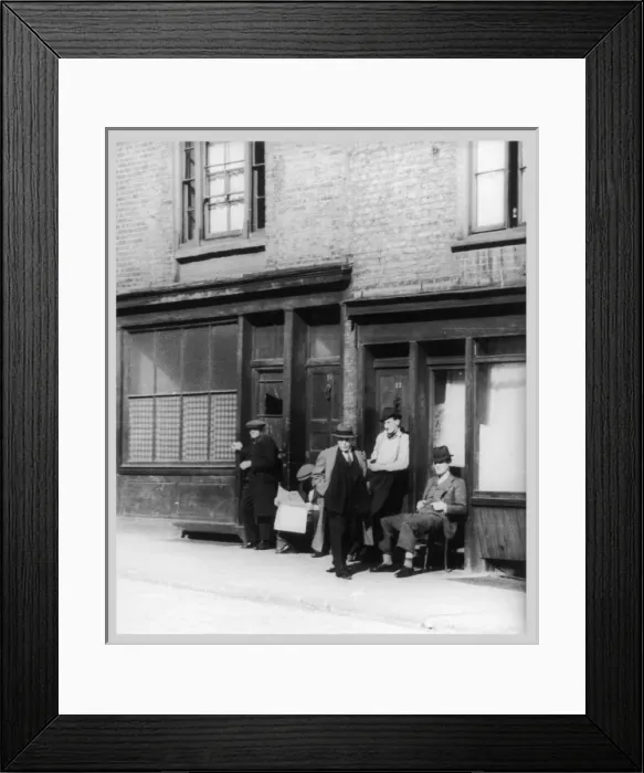 Framed Print : Unemployed Men Framed Print : Unemployed Men