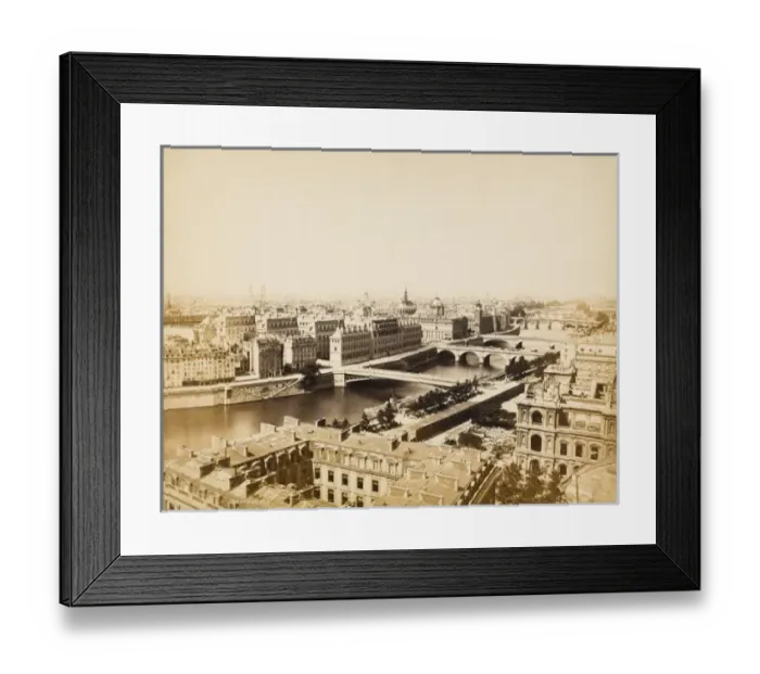 Framed Print : Paris / Cite / From Ne C1890 Framed Print : Paris / Cite / From Ne C1890