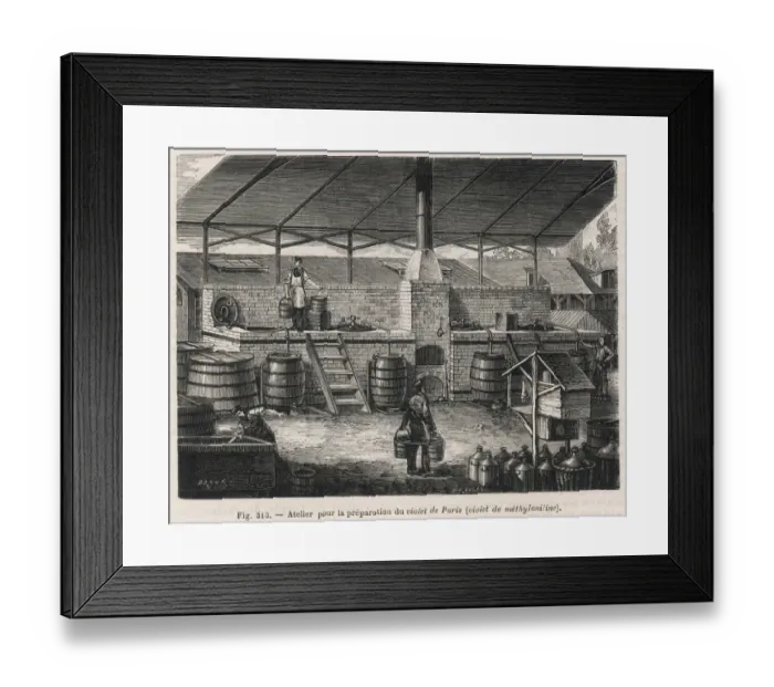 Framed Print : Dye / Methyaniline Violet Framed Print : Dye / Methyaniline Violet