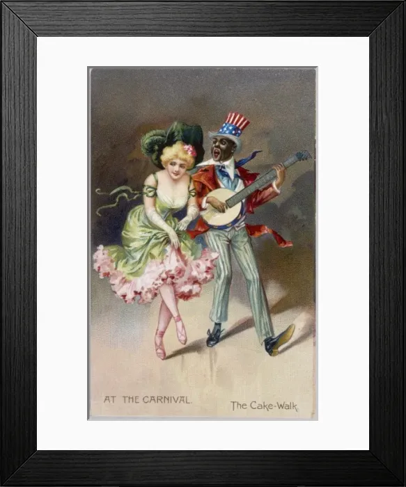 Framed Print : Cake Walking Couple Framed Print : Cake Walking Couple