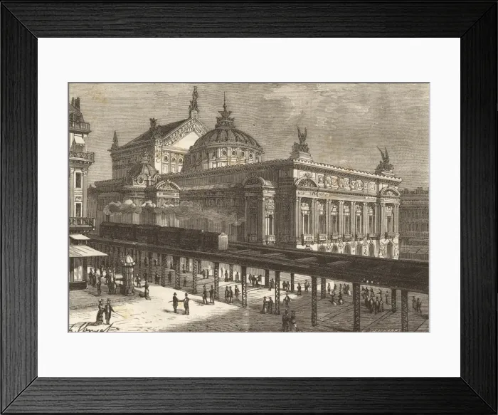 Framed Print : Paris / Railway Project Framed Print : Paris / Railway Project