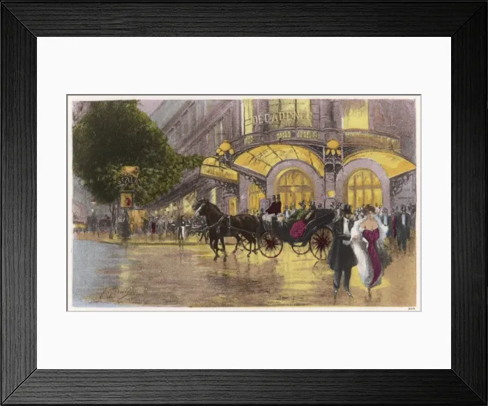 Framed Print : Paris / Vaudeville C1890S Framed Print : Paris / Vaudeville C1890S