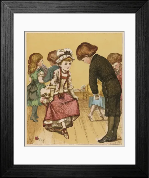 Framed Print : Curtsey and Bow Framed Print : Curtsey and Bow