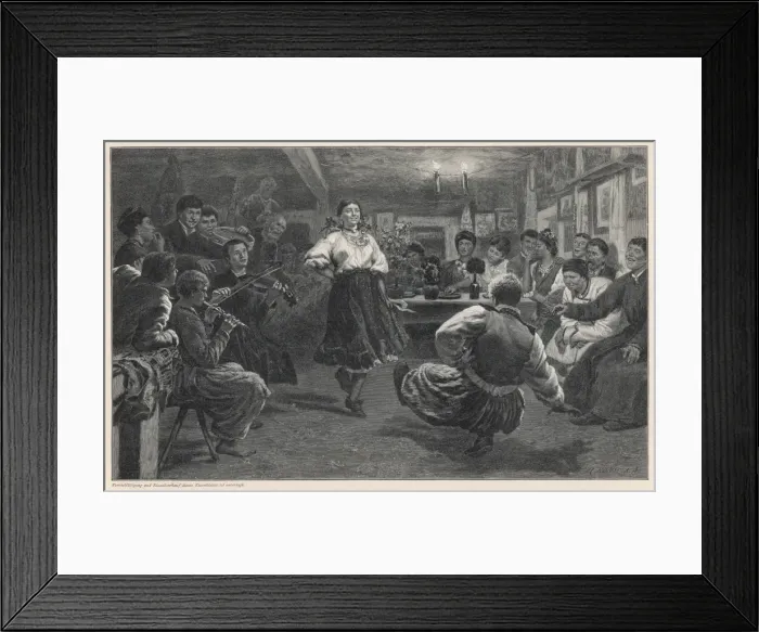 Framed Print : Russian Country Dance Framed Print : Russian Country Dance