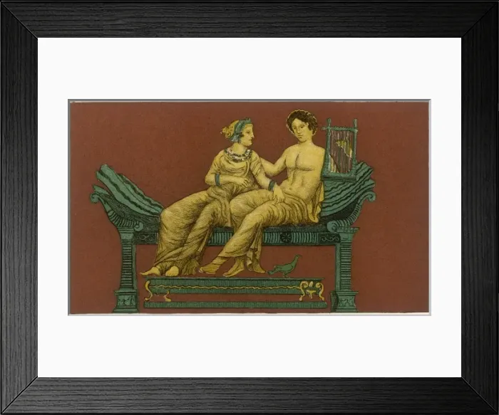 Framed Print : Musician and Dancer Framed Print : Musician and Dancer