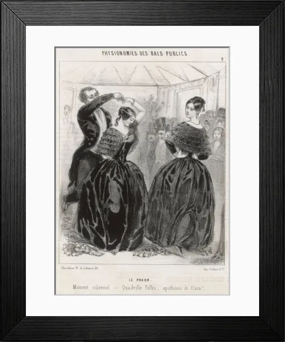 Framed Print : The Polka-Quadrille Framed Print : The Polka-Quadrille