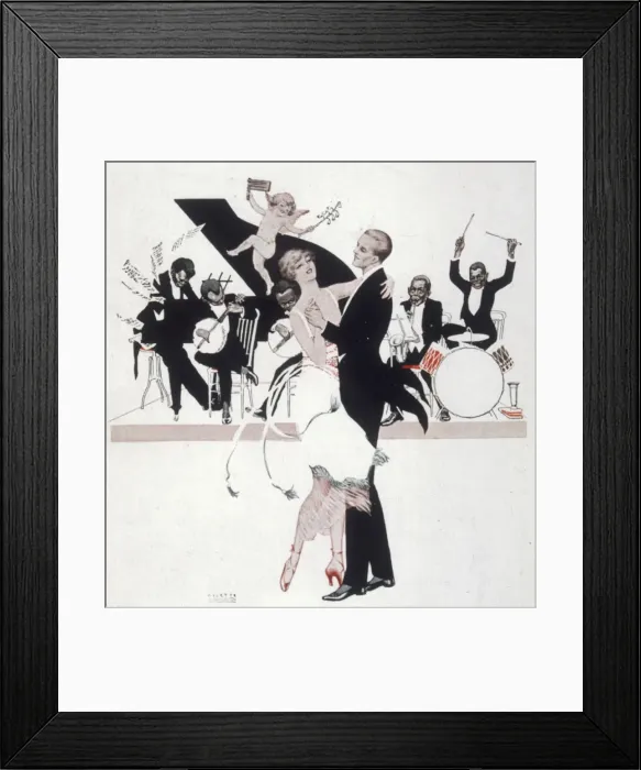 Framed Print : Cupid and Jazz Framed Print : Cupid and Jazz