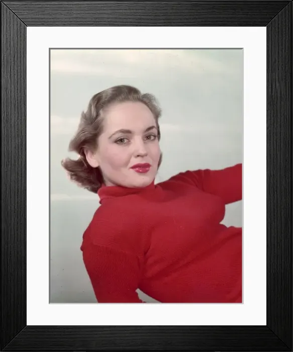Framed Print : Sweater Girl / C. Woof Framed Print : Sweater Girl / C. Woof