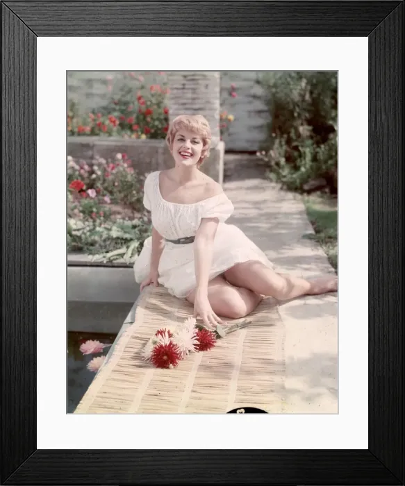 Framed Print : Woman in Garden / Woof Framed Print : Woman in Garden / Woof
