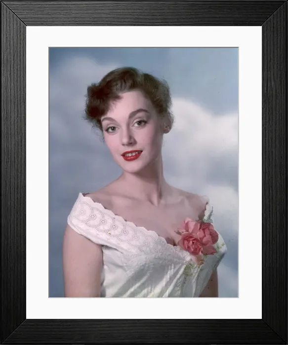 Framed Print : Girl with Floral Corsage Framed Print : Girl with Floral Corsage