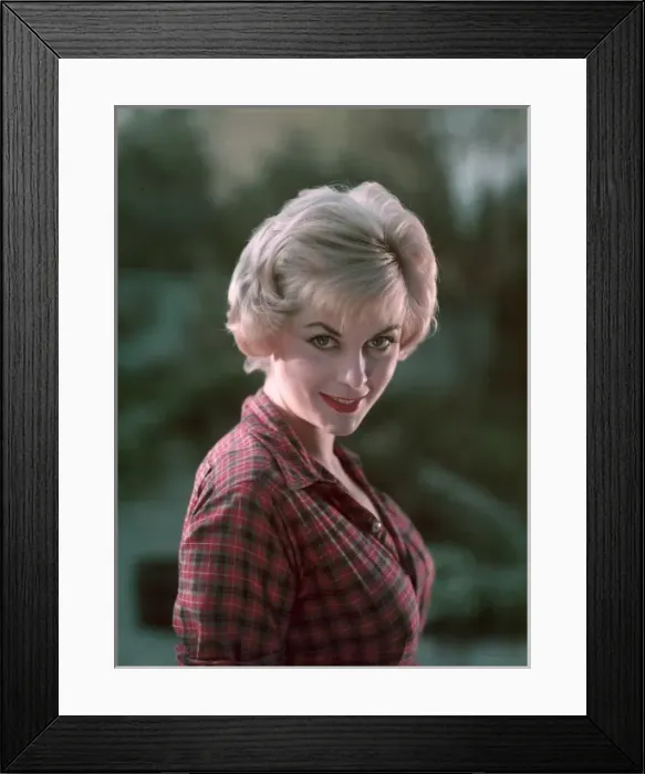 Framed Print : Pin-Up in Checked Shirt Framed Print : Pin-Up in Checked Shirt