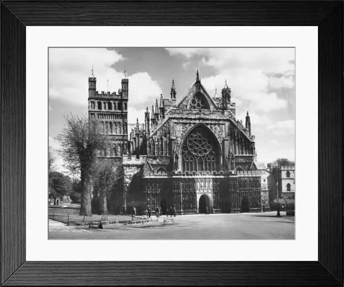 Framed Print : Exeter Cathedral Framed Print : Exeter Cathedral