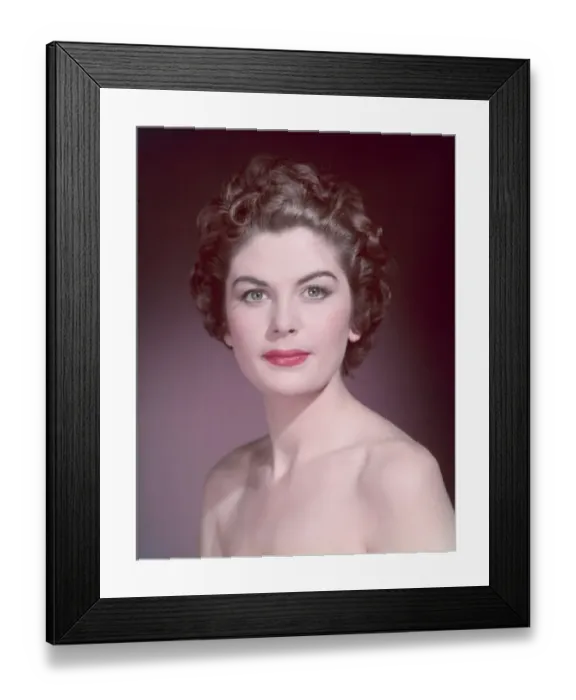 Framed Print : Fifties Curls / Woof Framed Print : Fifties Curls / Woof