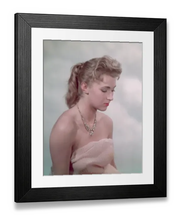 Framed Print : Ponytail Girl / C. Woof Framed Print : Ponytail Girl / C. Woof