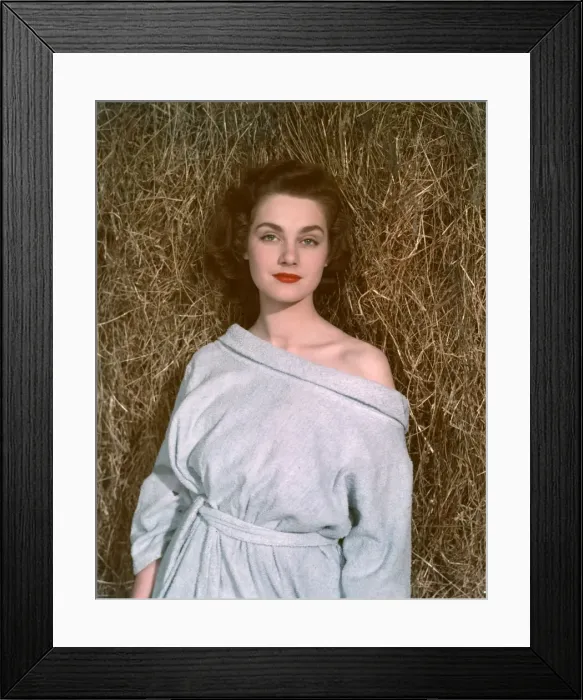 Framed Print : Pin-Up / Bathrobe & Hay Framed Print : Pin-Up / Bathrobe & Hay