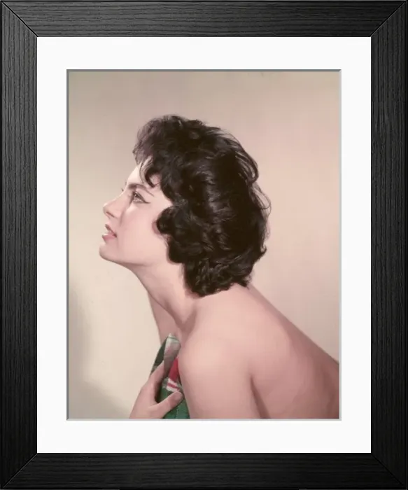 Framed Print : Girl with Towel / Profile Framed Print : Girl with Towel / Profile