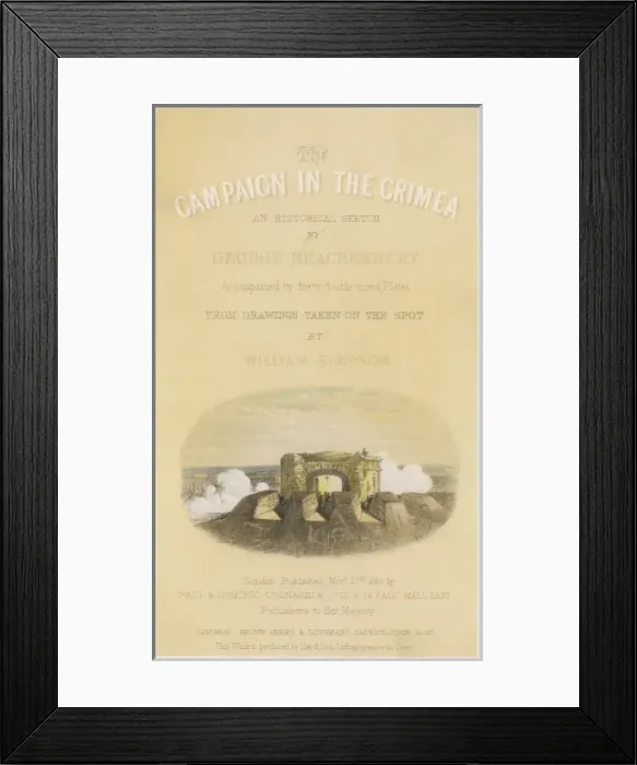 Framed Print : Siege of Sebastopol Framed Print : Siege of Sebastopol