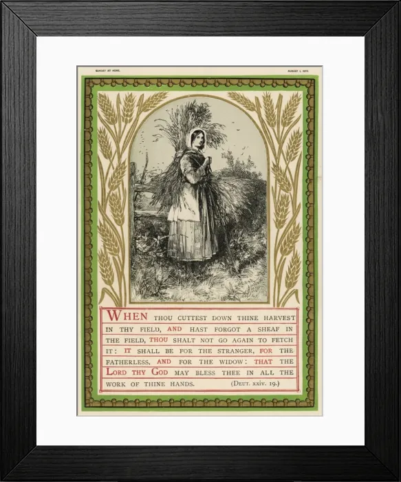 Framed Print : Food for the Needy Framed Print : Food for the Needy