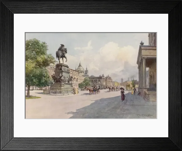 Framed Print : Berlin / Unter Den Linden Framed Print : Berlin / Unter Den Linden