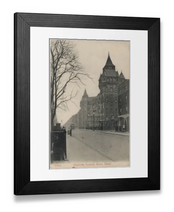 Framed Print : University Hospital / 1905 Framed Print : University Hospital / 1905