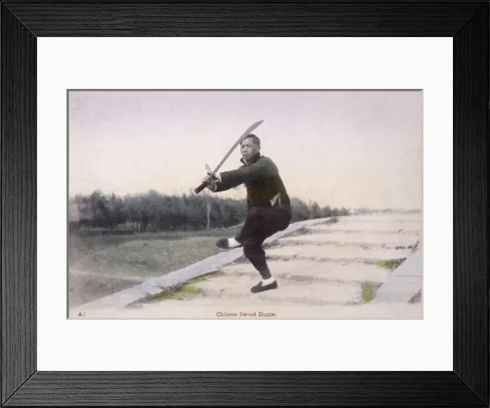 Framed Print : Chinese Sword Dance Framed Print : Chinese Sword Dance