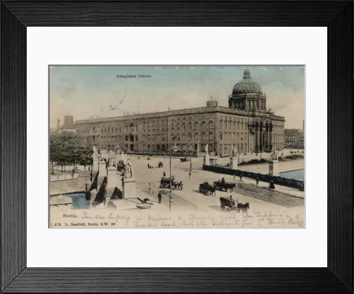 Framed Print : Berlin / Palace C1900 Framed Print : Berlin / Palace C1900