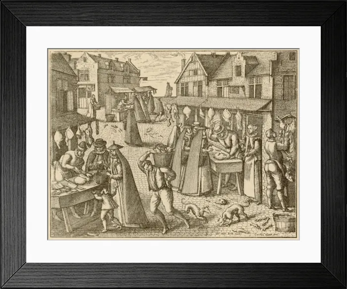 Framed Print : Dutch Street Market C17 Framed Print : Dutch Street Market C17