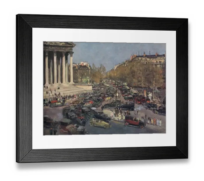Framed Print : Paris / Madeleine 1925 Framed Print : Paris / Madeleine 1925